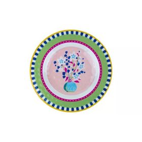 Baci Milano Mamma Mia 6'lı 21,5 cm Vazo Desenli Tabak Seti