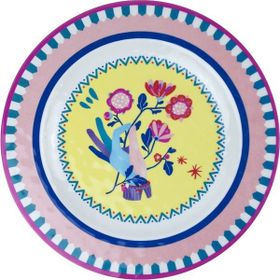 Baci Milano Mamma Mia 6'lı 28 cm El Desenli Yemek Tabağı Seti