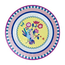 Baci Milano Mamma Mia 6'lı 28 cm El Desenli Yemek Tabağı Seti
