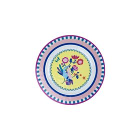 Baci Milano Mamma Mia 6'lı 28 cm El Desenli Yemek Tabağı Seti