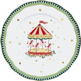 Baci Milano Mamma Mia Atlıkarınca Desenli 28 CM Yemek Tabağı