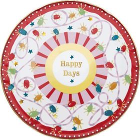 Baci Milano Mamma Mia Happy Days Yazılı 32 CM Servis Tabağı