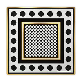 Baci Milano Optical 17x17 cm Kare Tepsi