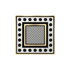 Baci Milano Optical 17x17 cm Kare Tepsi