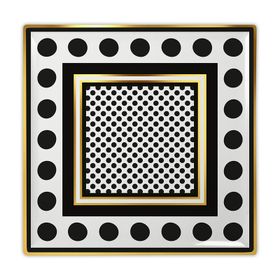 Baci Milano Optical 17x17 cm Kare Tepsi