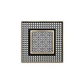 Baci Milano Optical 30,5X30,5 cm Kare Tepsi