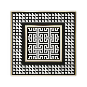 Baci Milano Optical 30,5X30,5 cm Kare Tepsi