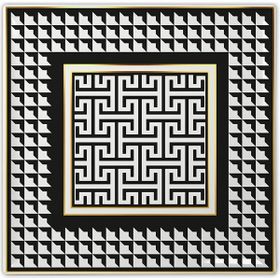Baci Milano Optical 30x30 cm Kare Tepsi