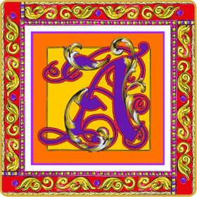 Baci Milano Ortigia 15x15 cm A Harfli Tabak