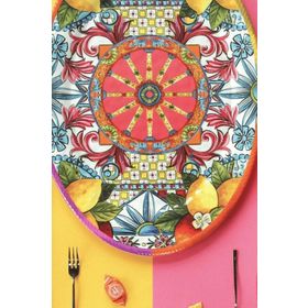 Baci Milano Ortigia 50x30 cm Servis Tabağı