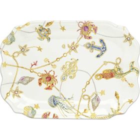 Baci Milano Portofino 33x47 CM Servis Tabağı