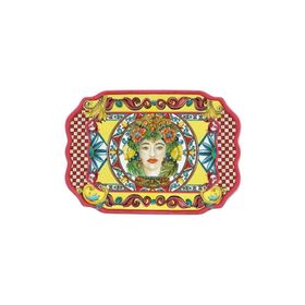 Baci Milano Sicily 47 cm x 33 cm Turuncu Tepsi