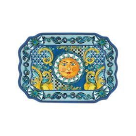 Baci Milano Sicily 47 CMx 33 CM Mavi Tepsi