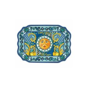 Baci Milano Sicily 47 CMx 33 CM Mavi Tepsi
