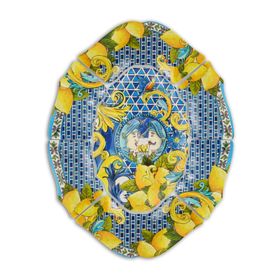 Baci Milano Sicily 7 Parça Mavi Meze Tabağı