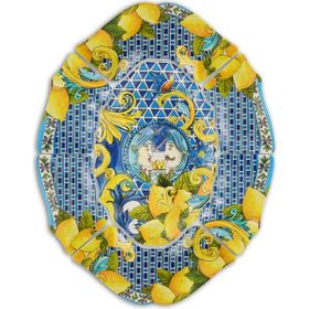 Baci Milano Sicily 7 Parça Mavi Meze Tabağı