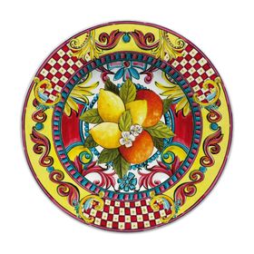 Baci Milano Sicily Turuncu Yemek Tabağı