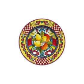 Baci Milano Sicily Turuncu Yemek Tabağı
