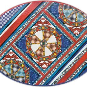 Baci Milano Sole Mio 49x36 cm Oval Tabak