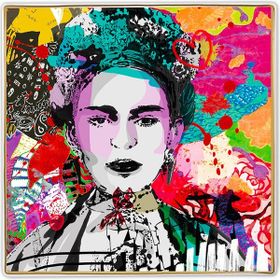 Baci Milano Street 15x15 cm Frida Art Tepsi