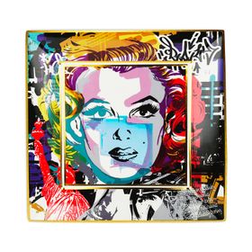 Baci Milano Street Art Gift 25x25 cm Marilyn Tepsi