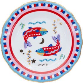 Baci Milano Zodiac Vibe 16 cm Balık Burcu Pasta Tabağı