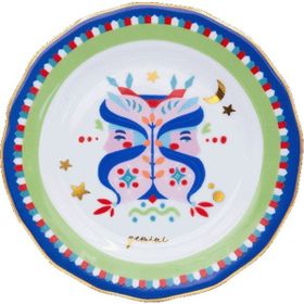 Baci Milano Zodiac Vibe 16 cm İkizler Burcu Pasta Tabağı