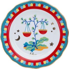 Baci Milano Zodiac Vibe 16 cm Terazi Burcu Pasta Tabağı