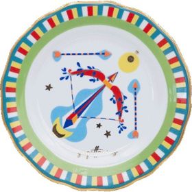 Baci Milano Zodiac Vibe 16 cm Yay Burcu Pasta Tabağı