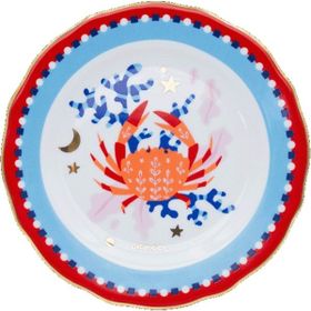 Baci Milano Zodiac Vibe 16 cm Yengeç Burcu Pasta Tabağı