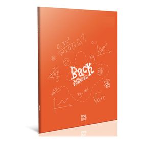 Back 4990 A5 40 Yaprak Tel Dikişli Plastik Kapak Defter Kareli Kırmızı