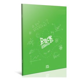 Back 4990 A5 40 Yaprak Tel Dikişli Plastik Kapak Defter Kareli Kırmızı