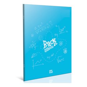 Back 4990 A5 40 Yaprak Tel Dikişli Plastik Kapak Defter Kareli Kırmızı