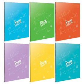 Back 4990 A5 40 Yaprak Tel Dikişli Plastik Kapak Defter Kareli Kırmızı