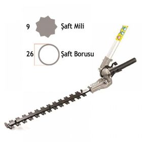 Baco Ø26 mm 9 Diş Motorlu Tirpan Yüksek Lukstrum Çit Bicme Aparatı