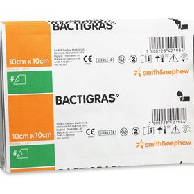 Bactigras 10x10 10 Adet Parafinli Yara Örtüsü