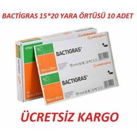 Bactigras 15x20 cm Antiseptik Sargı Yara Bakım Örtüsü