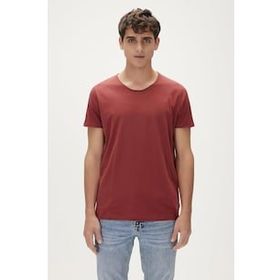 Bad Bear 18.01.07.012-C20 V-neck Tee Maroon Erkek T-shirt