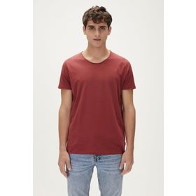 Bad Bear 18.01.07.012-C20 V-neck Tee Maroon Erkek T-shirt