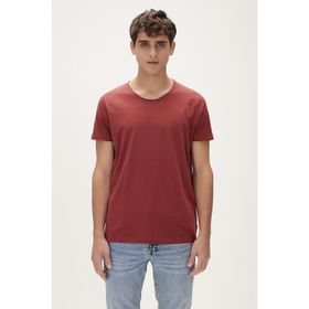 Bad Bear 18.01.07.012-C20 V-neck Tee Maroon Erkek T-shirt