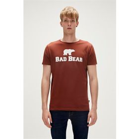 Bad Bear 19.01.07.002 Bisiklet Yaka Kahverengi Erkek T-shirt
