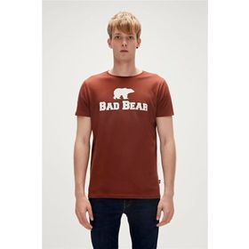 Bad Bear 19.01.07.002 Bisiklet Yaka Kahverengi Erkek T-shirt