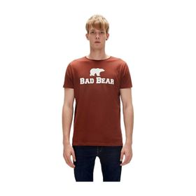 Bad Bear 19.01.07.002 Bisiklet Yaka Kahverengi Erkek T-shirt