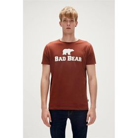 Bad Bear 19.01.07.002 Bisiklet Yaka Kahverengi Erkek T-shirt