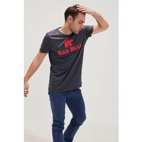 Bad Bear 19.01.07.002 Tee Antrasit Erkek T-Shirt