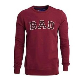 Bad Bear 19.02.12.003-C20 Kırmızı Convex Crewneck Erkek Sweatshirt