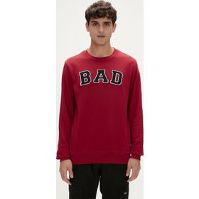 Bad Bear 19.02.12.003-C20 Kırmızı Convex Crewneck Erkek Sweatshirt