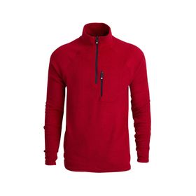 Bad Bear 19.02.21.006 Husky Half Zip Kırmızı Erkek Polar Sweatshirt