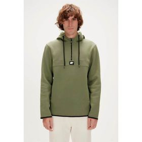 Bad Bear 19.02.27.027 Defence Half Zip Haki Erkek Sweatshirt