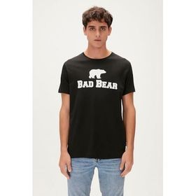Bad Bear 190107002-NGT Bisiklet Yaka Siyah Erkek Tshirt